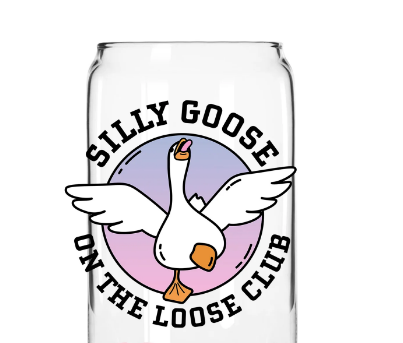 Silly Goose On The Loose  - UV/DTF Decal