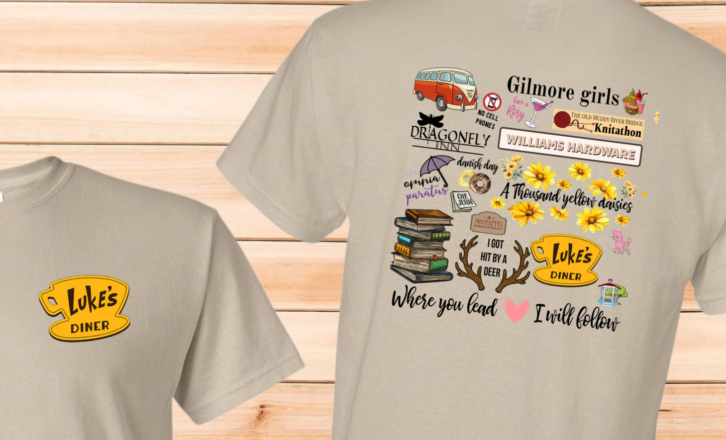 Gilmore Girls Front/Back T-shirt