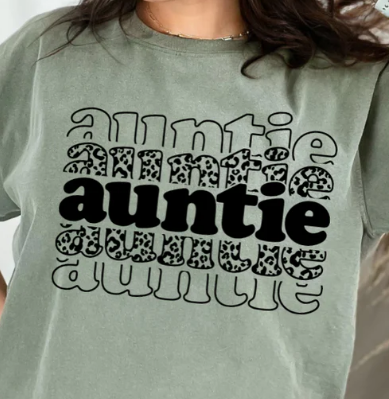 Auntie Cheetah T-shirt