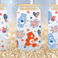 Care Bears 4th of July UV DTF 16oz cup wrap