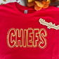 Doodle Chiefs Football T-shirt