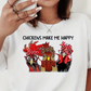 Chickens Make Me Happy T-shirt