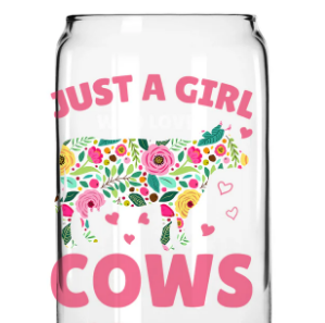 Just A Girl Who Loves Cows - UV/DTF Decal