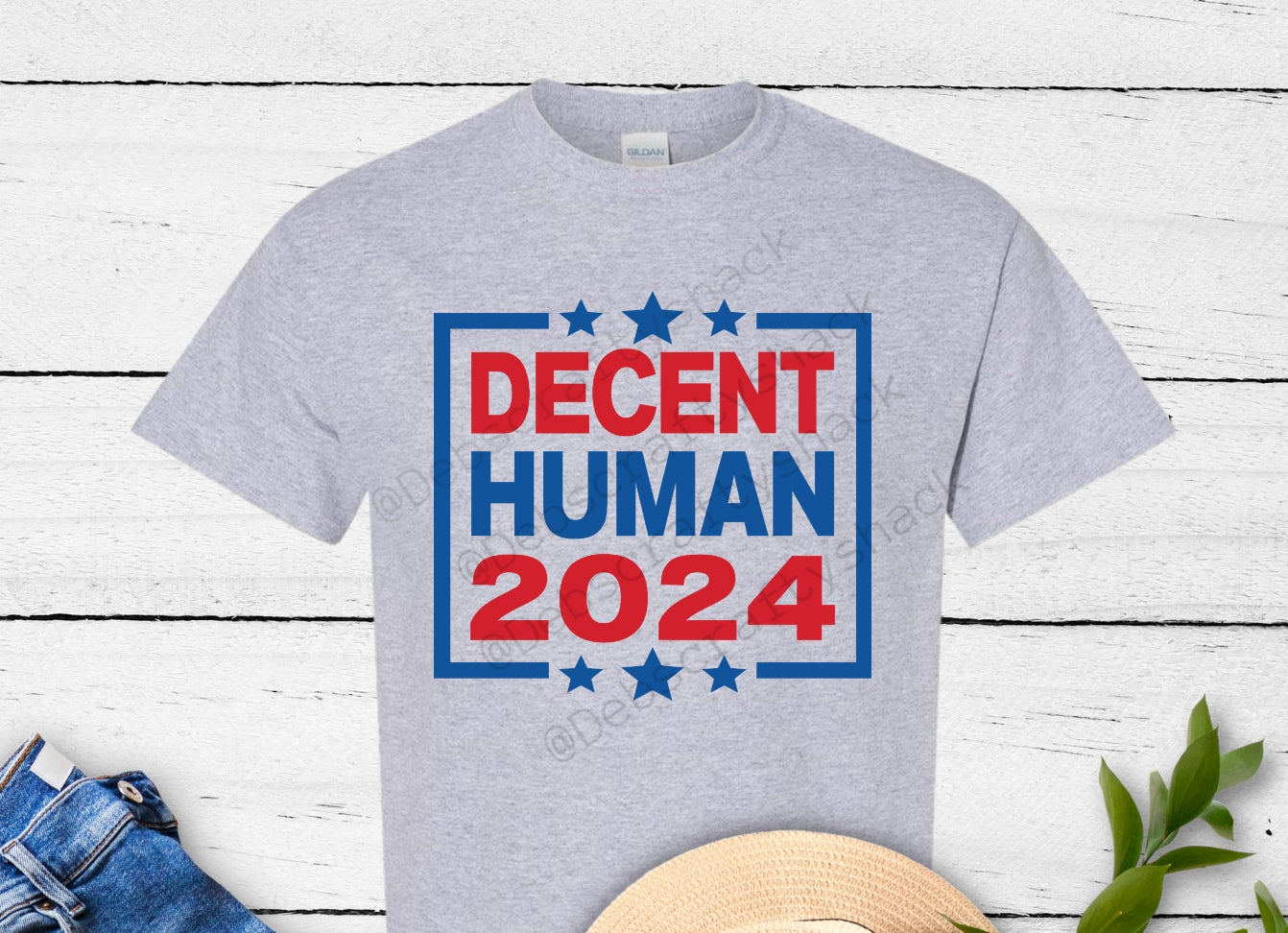 Decent Human 2024  T-shirt