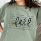 Fall Words T-shirt