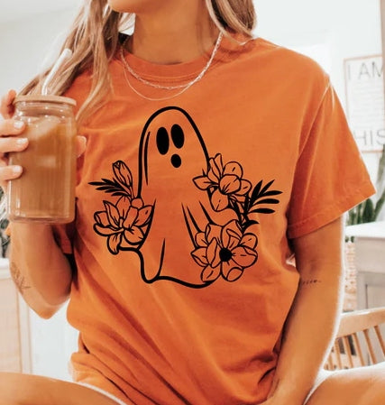 Floral Ghost T-shirt