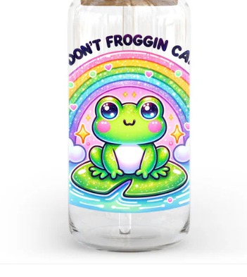 I Don't Froggin Care -UV/DTF Decal