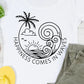 Happiness Comes In Waves T-shirt