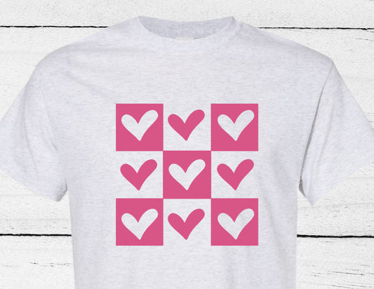 Tic Tac Toe Hearts Shirt