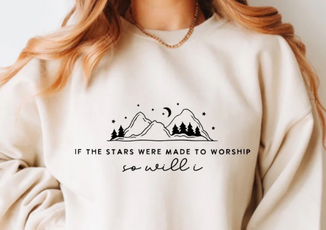 If The Stars Were Made To Worship - so will I  T-Shirt