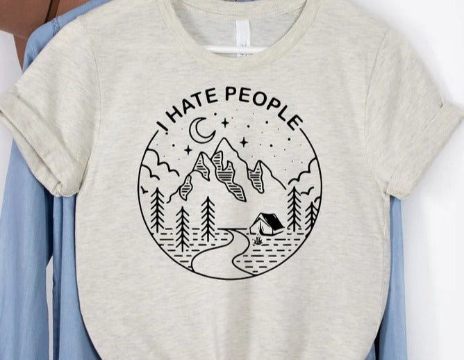 I Hate People  T-shirt