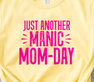 Just Another Manic Mom Day T-shirt