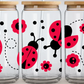 Ladybugs  -  UV DTF 16oz Beer Can Glass