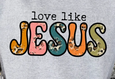 Love Like Jesus Cheetah T-Shirt