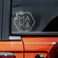 Cheetah MAMA  Car Decal