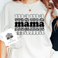 Cheetah MAMA  T-shirt