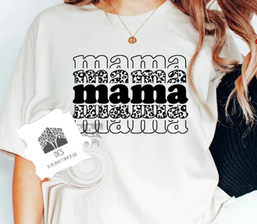 Cheetah MAMA  T-shirt