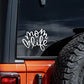 Mom Life Car Decal