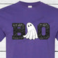 BOO Ghost Faux Glitter