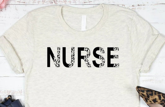 Cheetah Nurse T-shirt