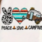 Peace Love Camping T-shirt