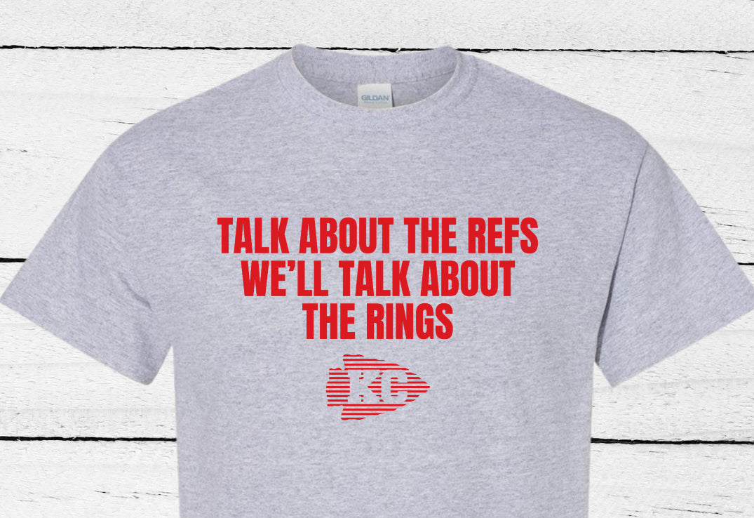 Talk about the refs, we'll talk about the rings Red