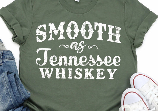 Smooth As Tennessee Whiskey T-shirt