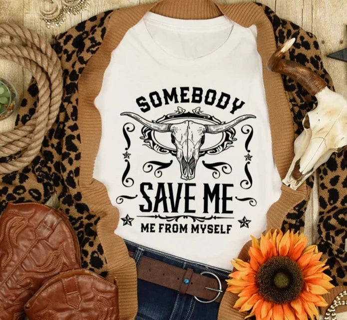 Somebody Save Me, Me From MySelf T-Shirt