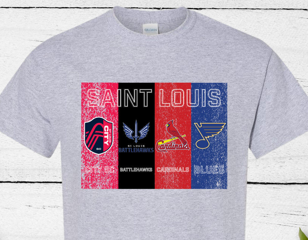 Four STL Teams T-Shirt