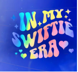 In My Swiftie Era Holographic Car Decal