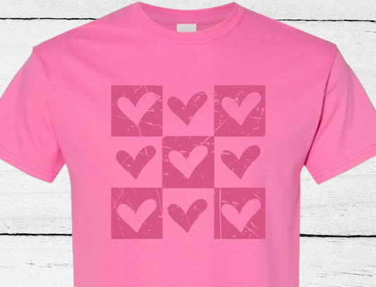 Tic Tac Toe Hearts Shirt