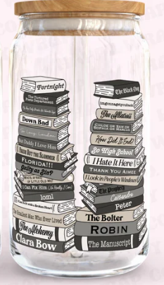 Title Book Stack TTPD (double sided) -  UV DTF Decal