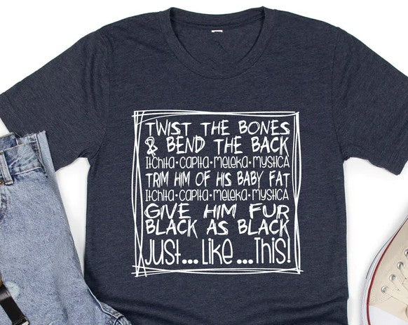 Twist The Bones & Bend The Back  T-shirt