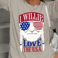 I W illie Love The USA T-shirt