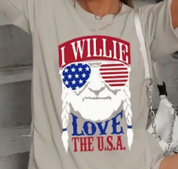 I W illie Love The USA T-shirt