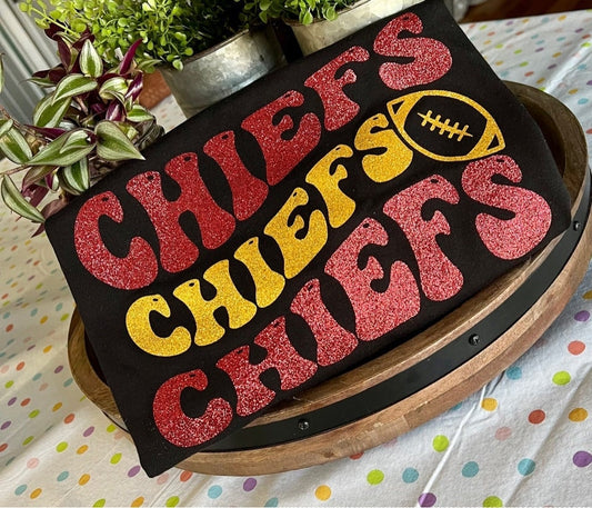 Glitter KC Chiefs T-shirt