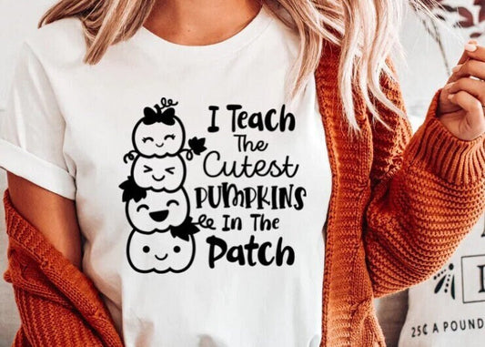 I Teach The Cutest Pumpkins In The Patch T-shirt