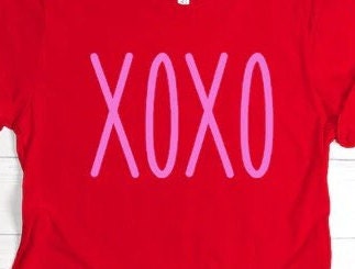 Hot Pink XOXO shirt